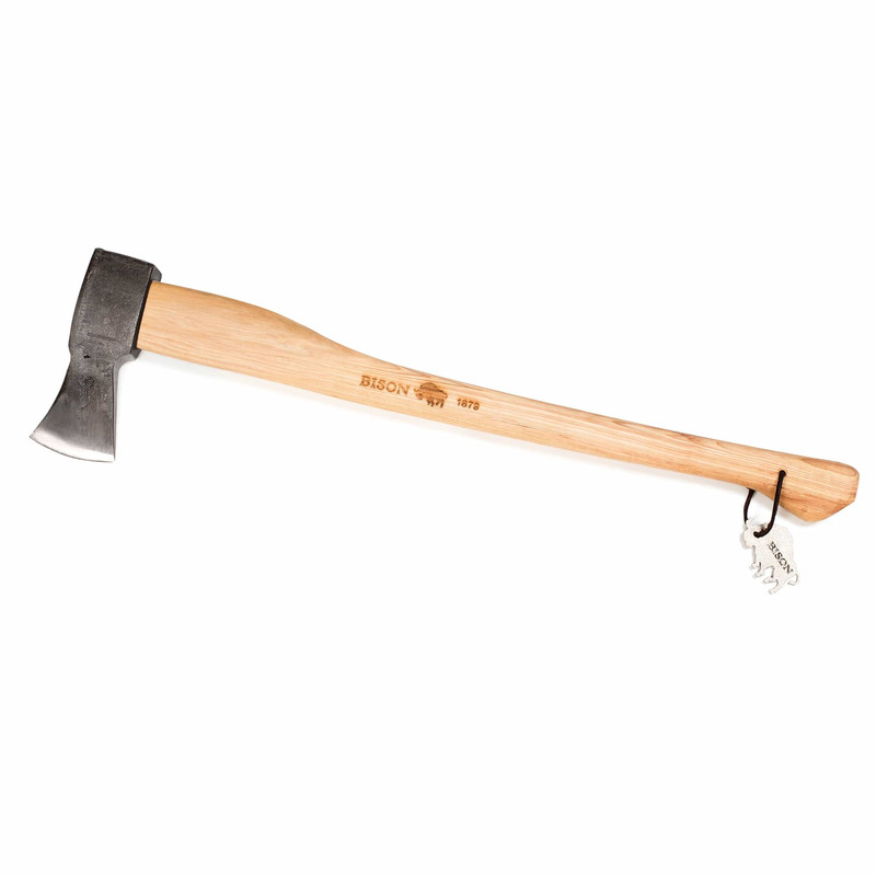 Splitting Axe for Camping and Outdoor Adventure with Leather Sheath- 31.5" Handle
